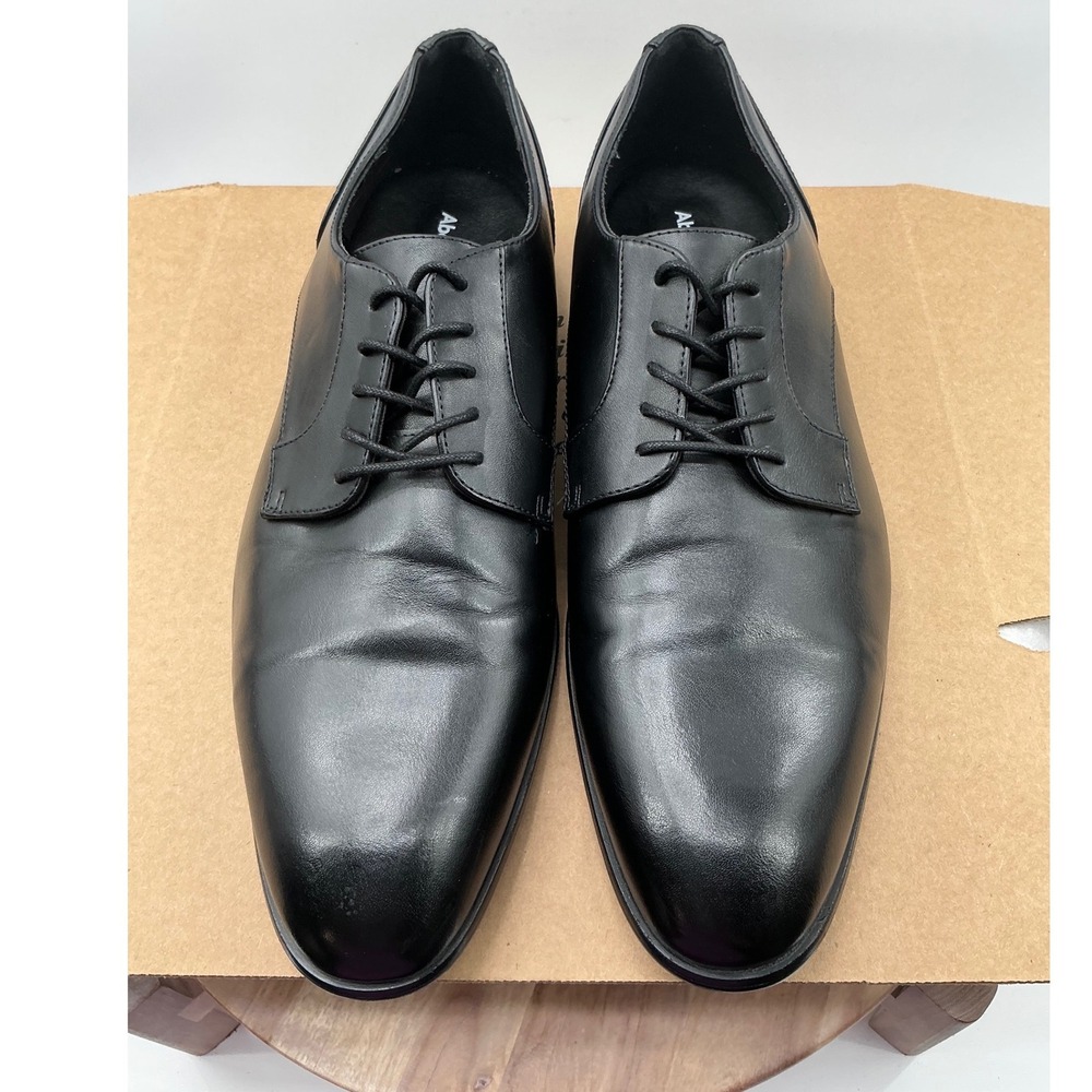 Abound Mens Black Lace Up Derby Dress Shoes OrthoLite Eco Insole